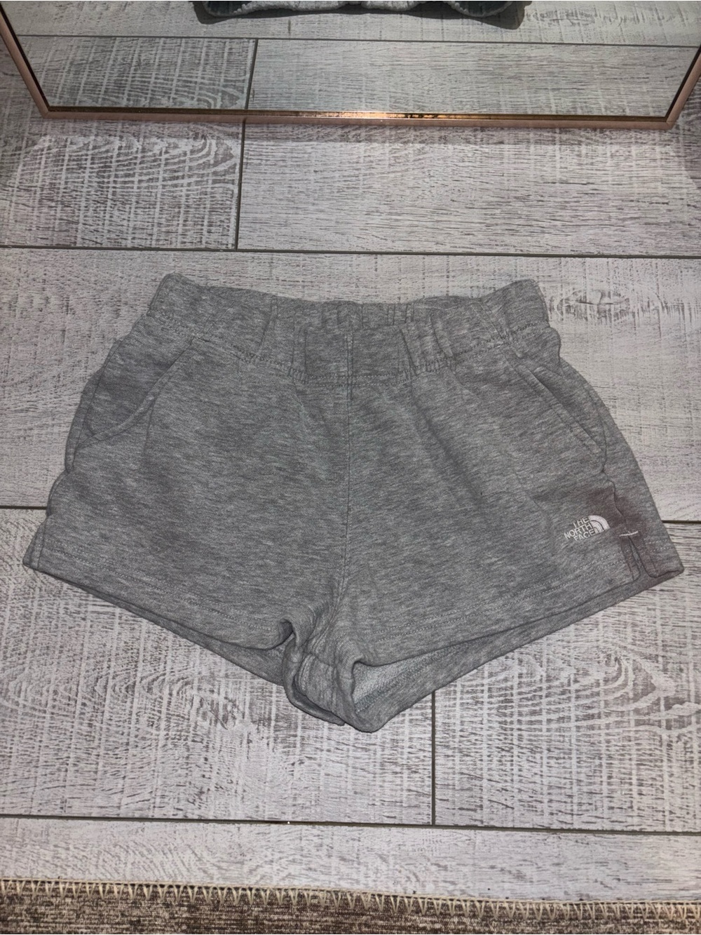 The North Face Women's Light Gray Athletic Shorts